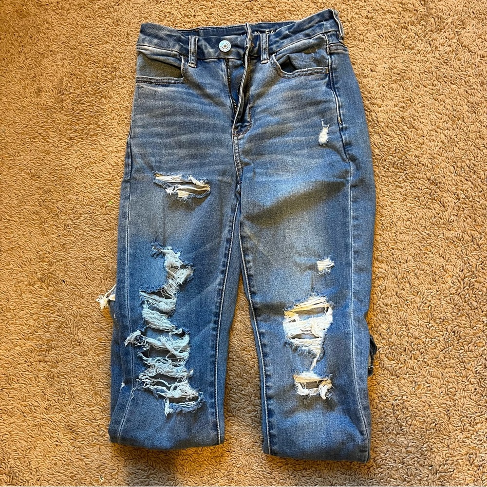 American Eagle curvy hi-rise jegging